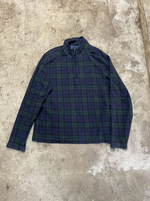Brooks Brothers BLACKWATCH PLAID QUARTER ZIP FROM BROOKS BROTHERS Grailed