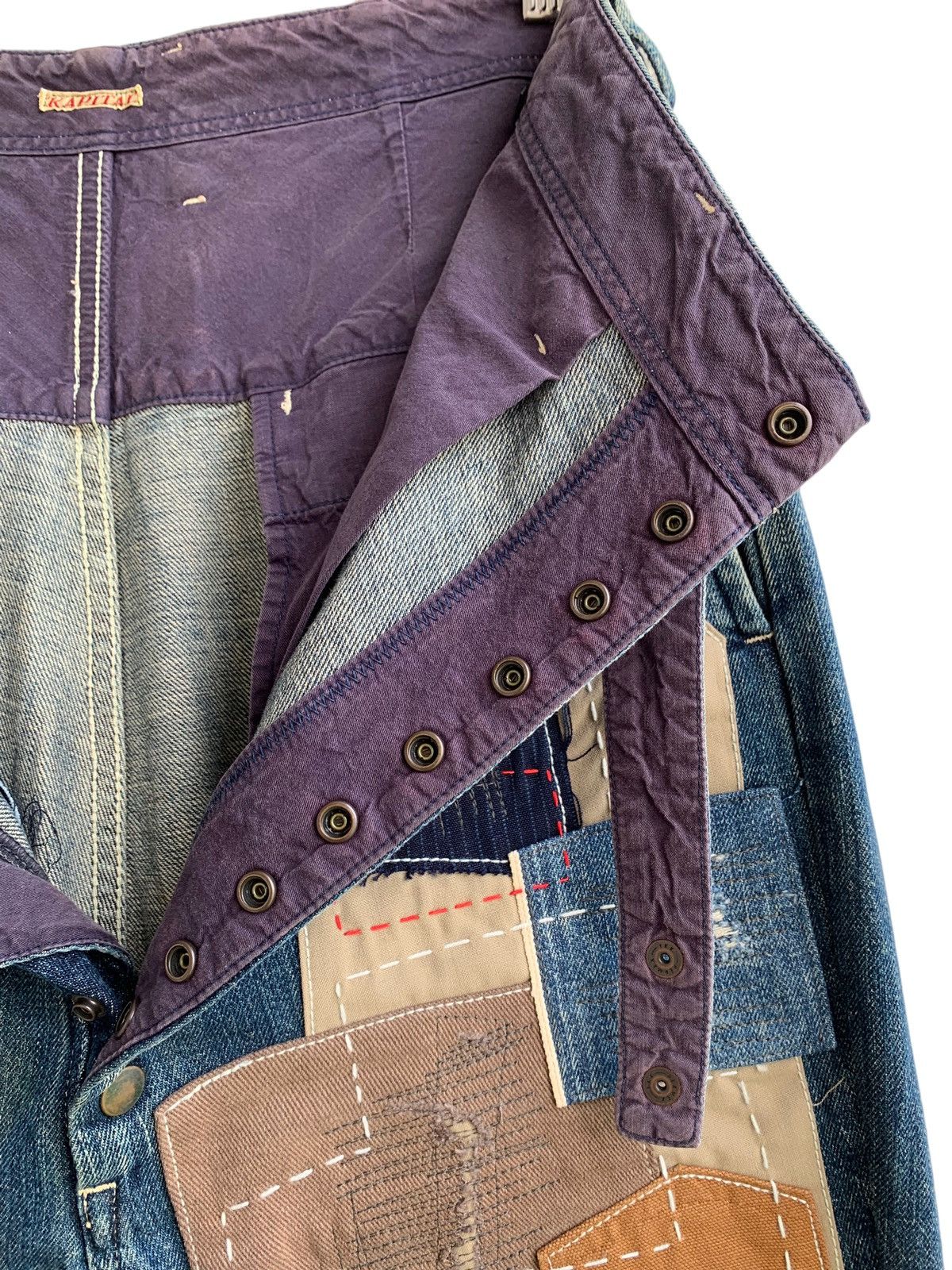 🔥Insane Design Kapital Patchwork Rework sashiko Denim