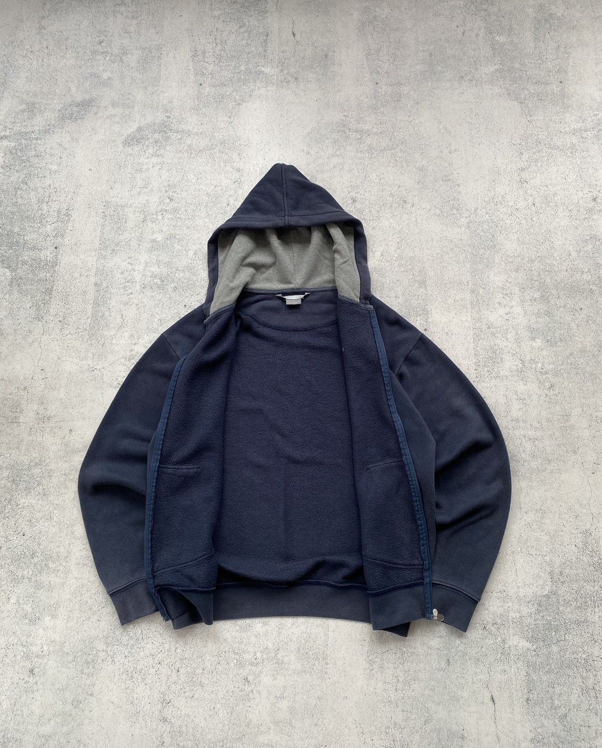 Nike × Vintage Vintage Y2K Nike Small Swoosh Basic Zip Hoodie Size US M / EU 48-50 / 2 - 4 Thumbnail