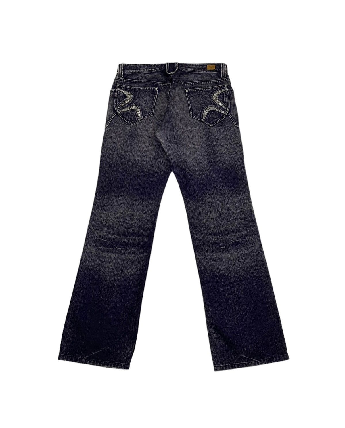 If Six Was Nine Vintage NicoleClubForMen Japan Phyton Jeans Hysteric Style Size US 33 - 2 Thumbnail