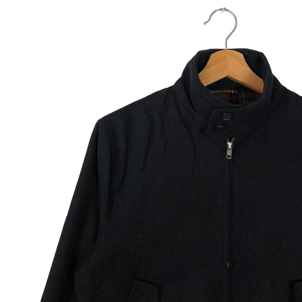 Japanese Brand VINTAGE BOMBER JACKET CHESTER BRO’S TARTAN LINING RICK OWENS Size US M / EU 48-50 / 2 - 6 Thumbnail