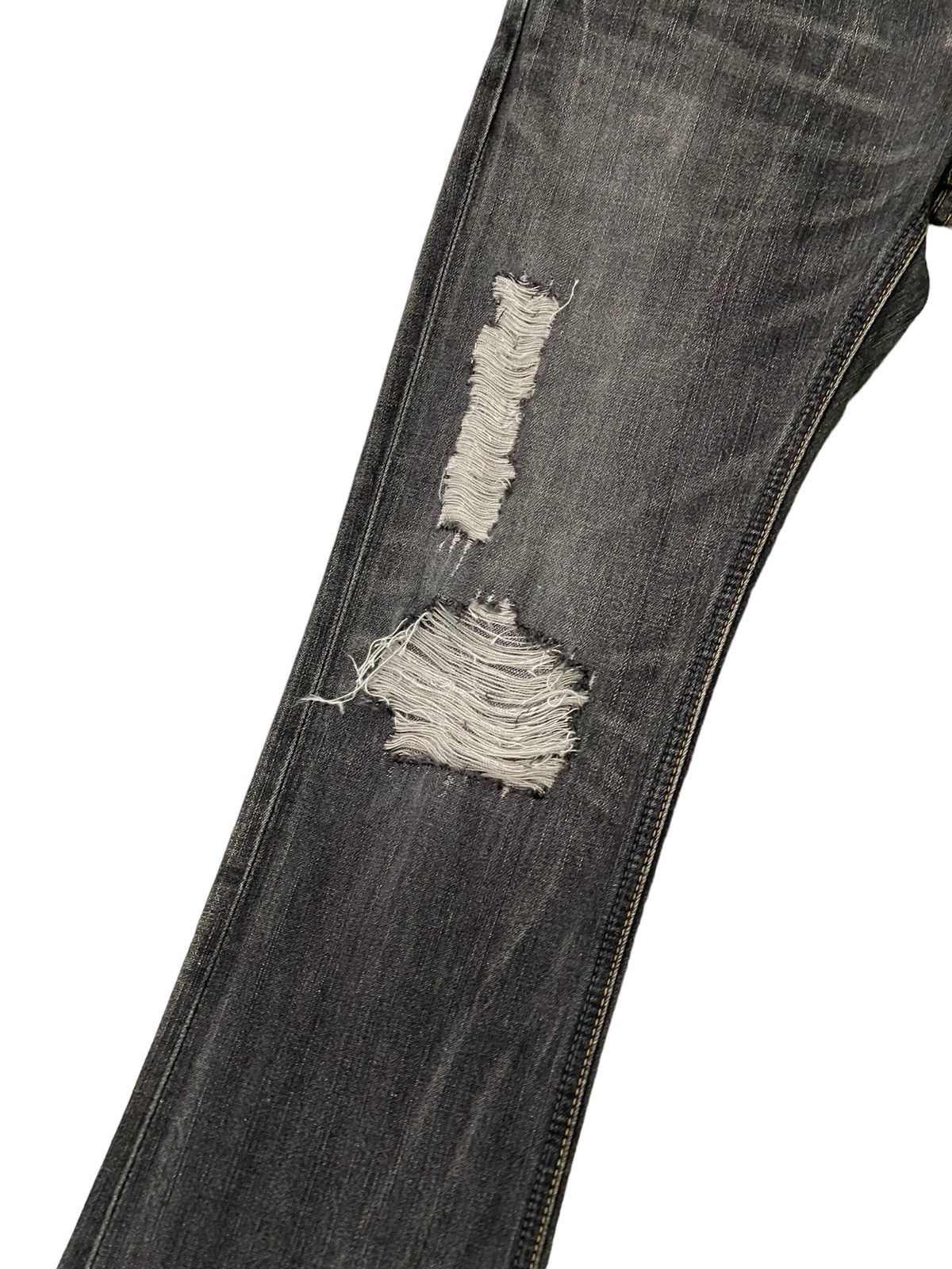 Japanese Brand Flare Jeans Wrangler Japan Distress Faded Boot Cut 6🟦1 Size US 29 - 6 Thumbnail