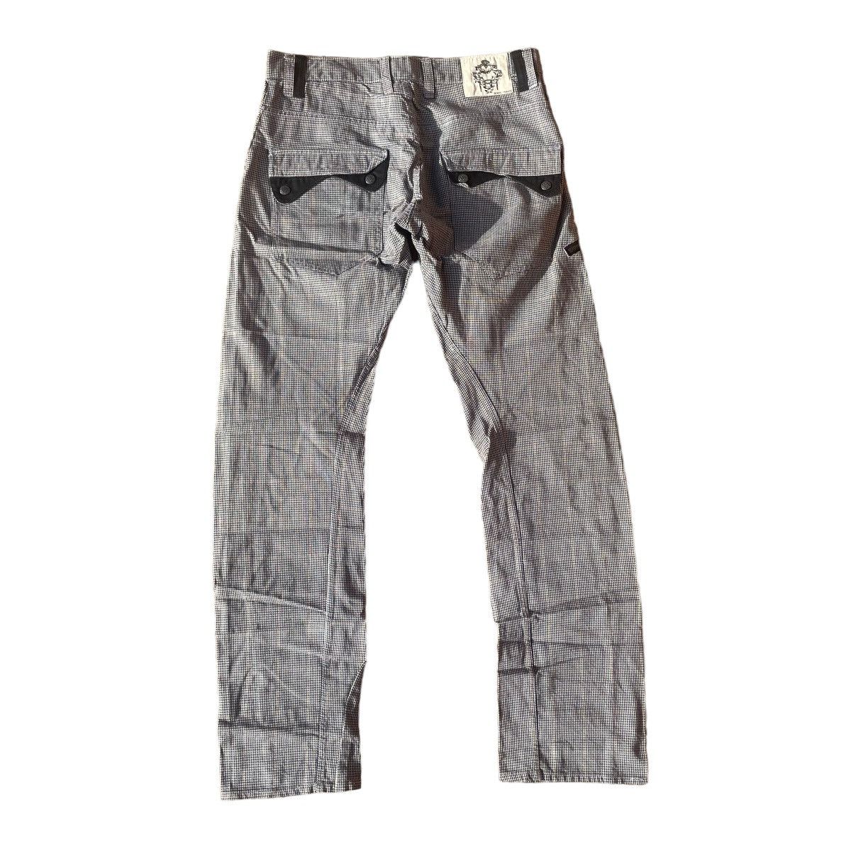 If Six Was Nine × Japanese Brand × Le Grande Bleu (L.G.B.) 🇯🇵 ROOT THREE SPIRAL CUT CHECKERED PANTS Size US 32 / EU 48 - 2 Thumbnail