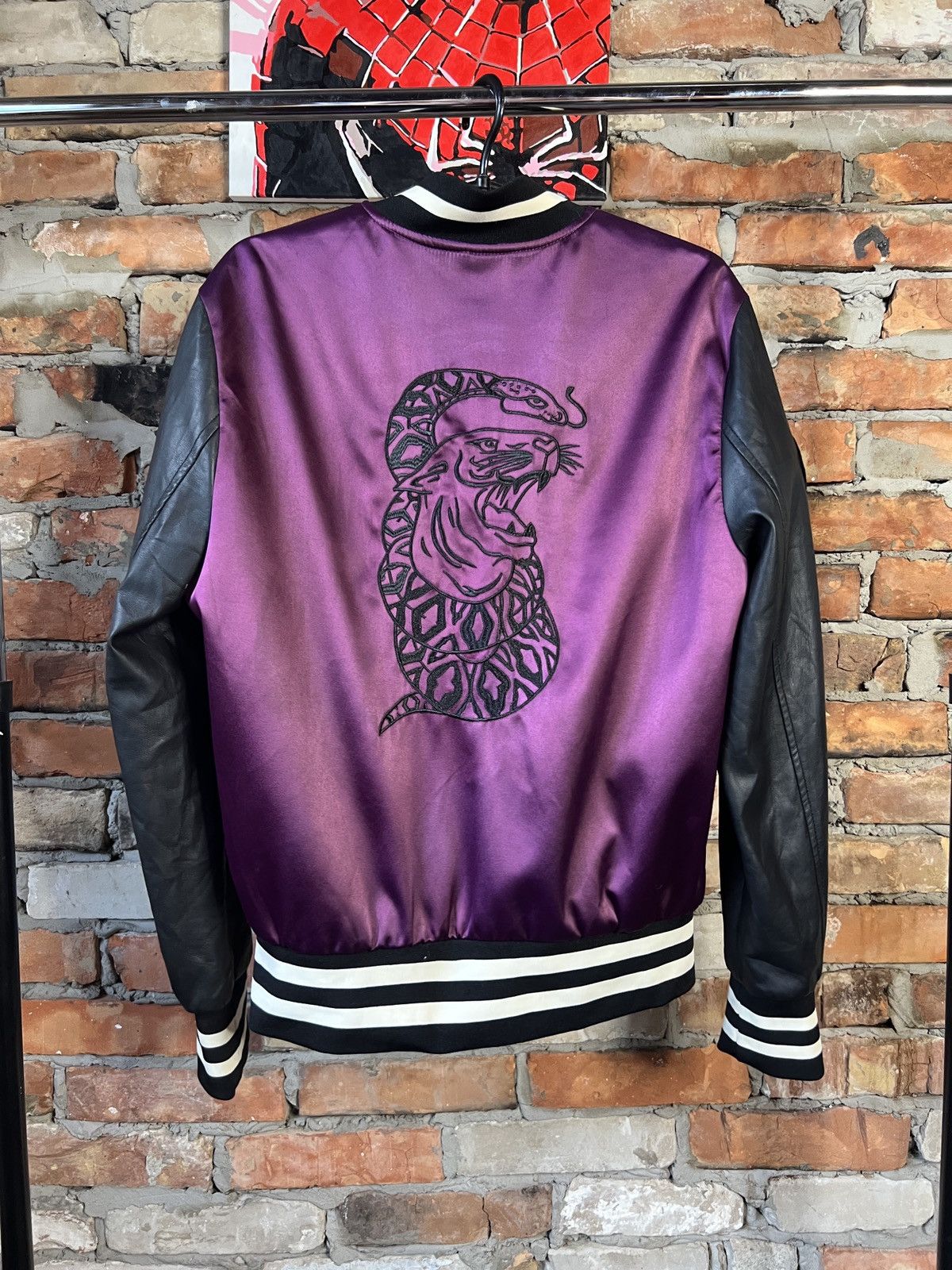 The Weeknd The Weeknd x H&M Varsity Satin Souvenir XO Bomber Jacket Size US S / EU 44-46 / 1 - 2 Thumbnail