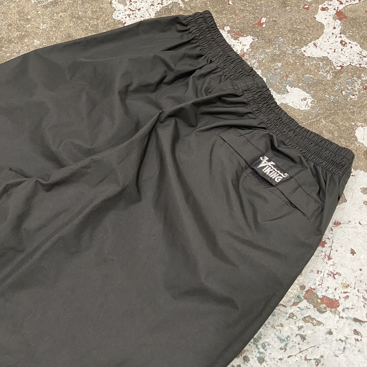 Vintage Vintage Black Baggy Overpants Size 27" / US 4 / IT 40 - 9 Thumbnail