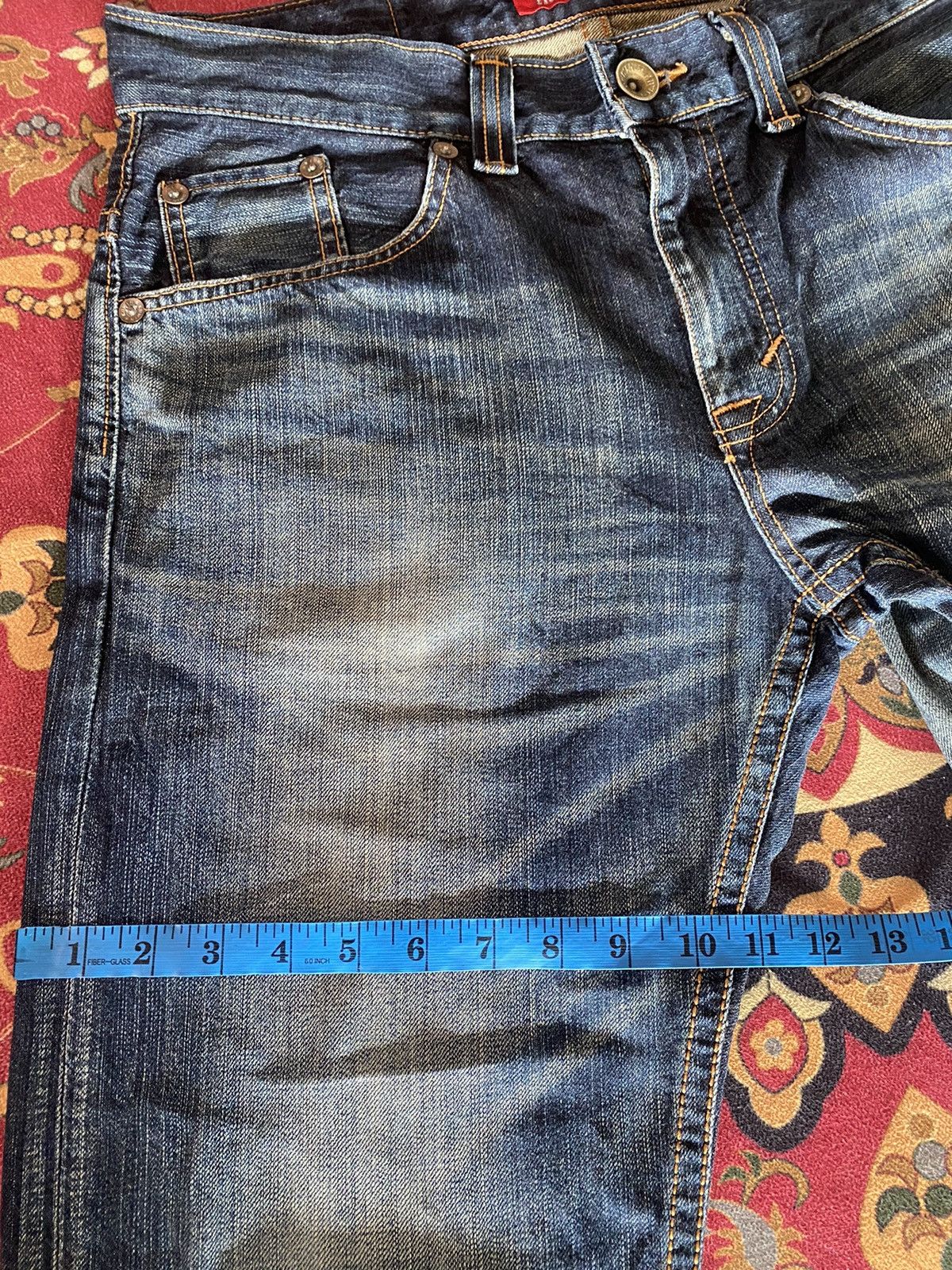 Edwin × Japanese Brand × Vintage Vintage Edwin Exclusive Vintage Distressed Denim 35 Size US 35 - 20 Thumbnail