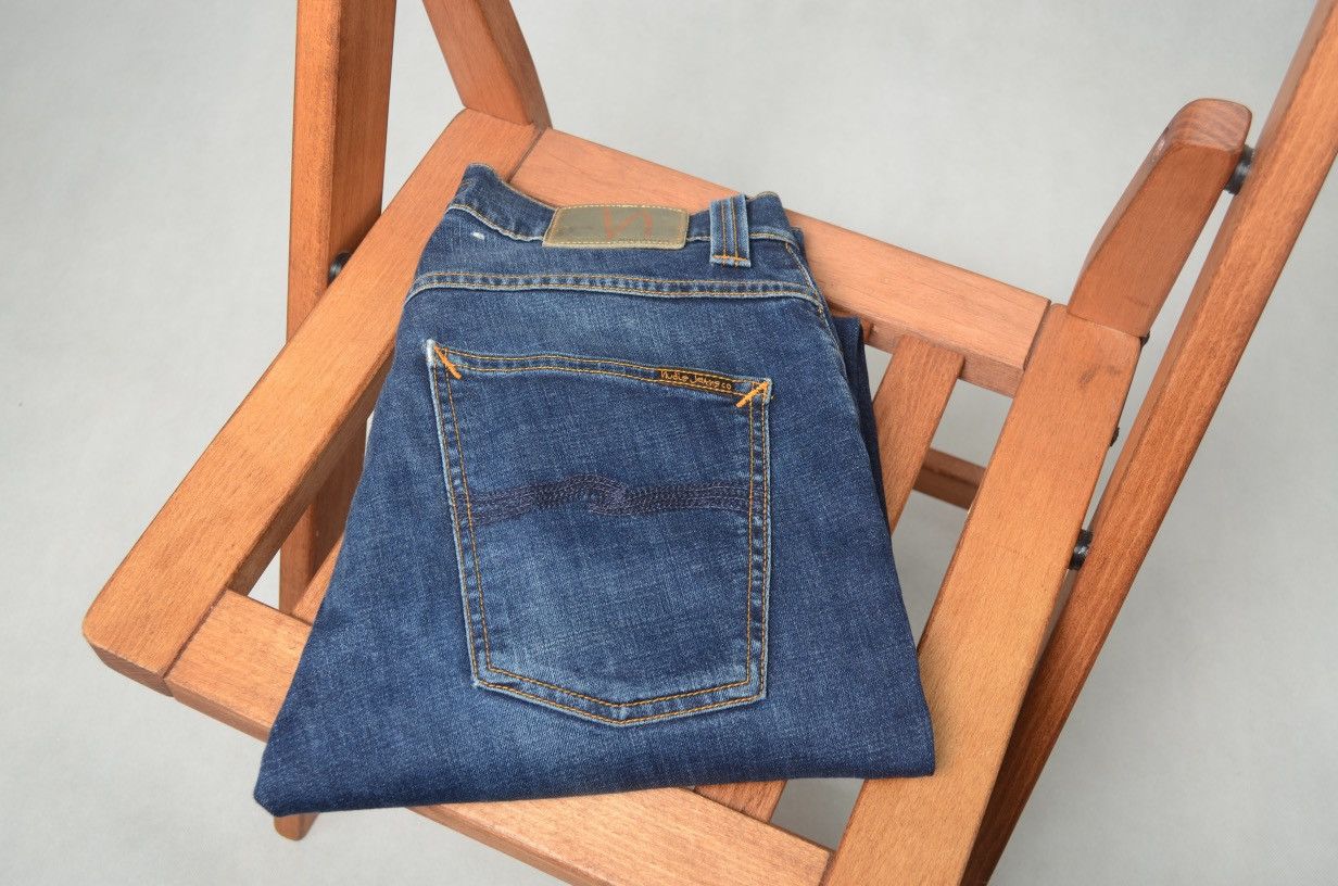 Nudie Jeans Nudie jeans denim jeans grim tim crosshatch worn size 31 Size US 31 - 1 Thumbnail