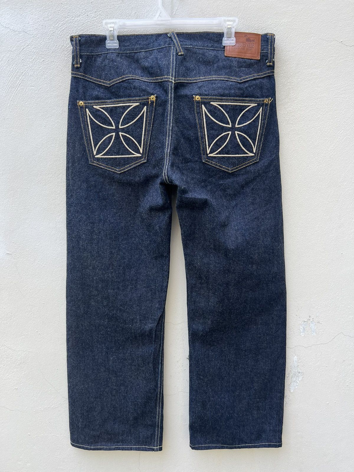 Freewheelers Glad Hand Gangsterville by Daisuke Koda Denim Selvedge Jeans Size US 34 / EU 50 - 15 Thumbnail
