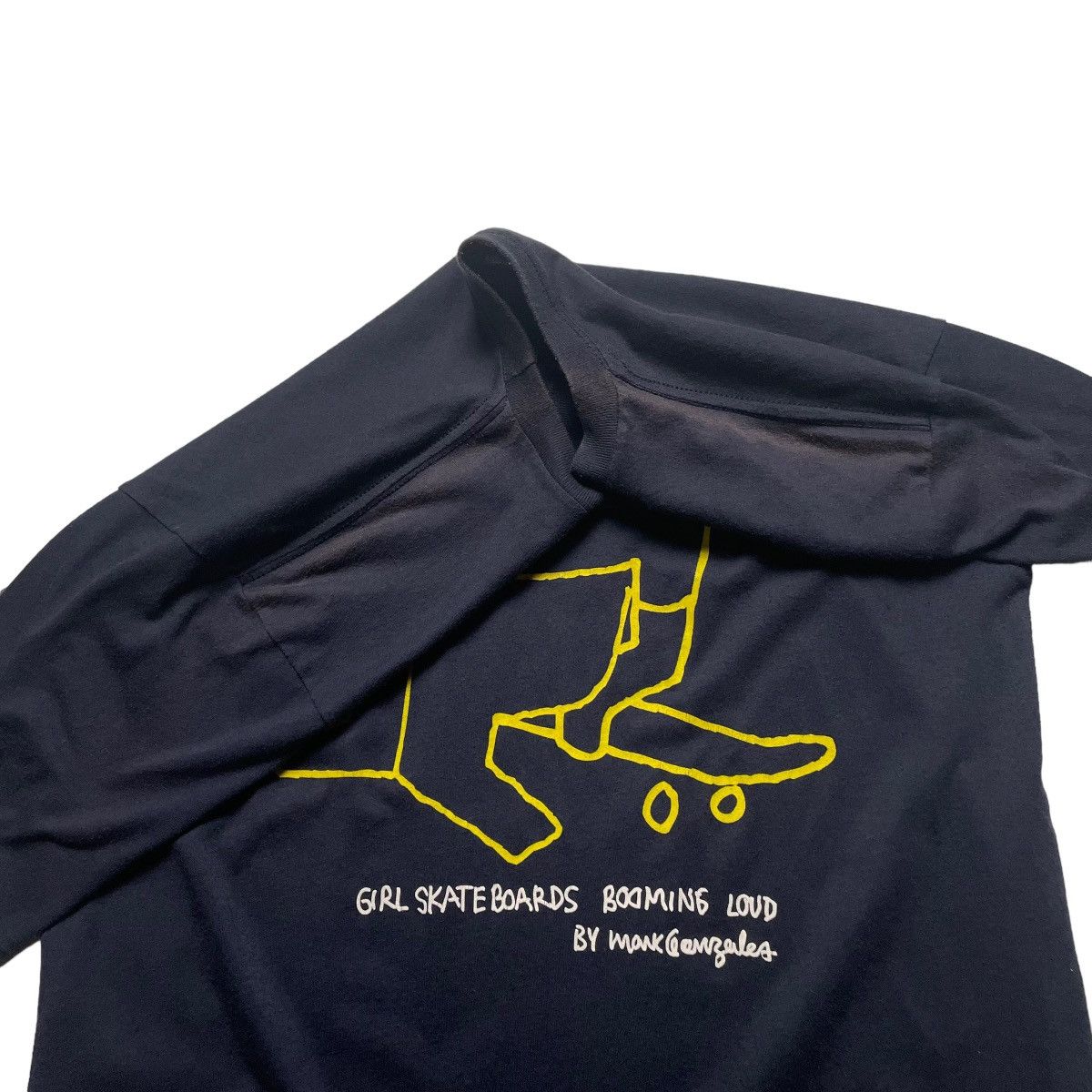 Girl Skateboards × Vintage GIRL SKATEBOARD BITCH BOOMING LOUD BY MARK GONZALES TSHIRT Size US M / EU 48-50 / 2 - 5 Thumbnail