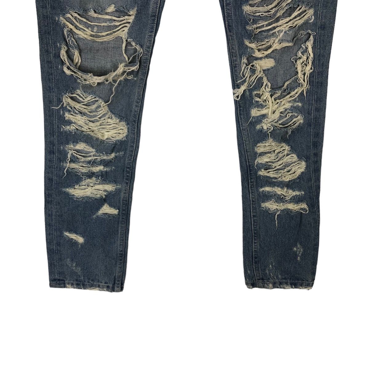 Japanese Brand VINTAGE RADY DISTRESSED DENIM PANTS PUNK DESIGN Size US 30 / EU 46 - 3 Thumbnail