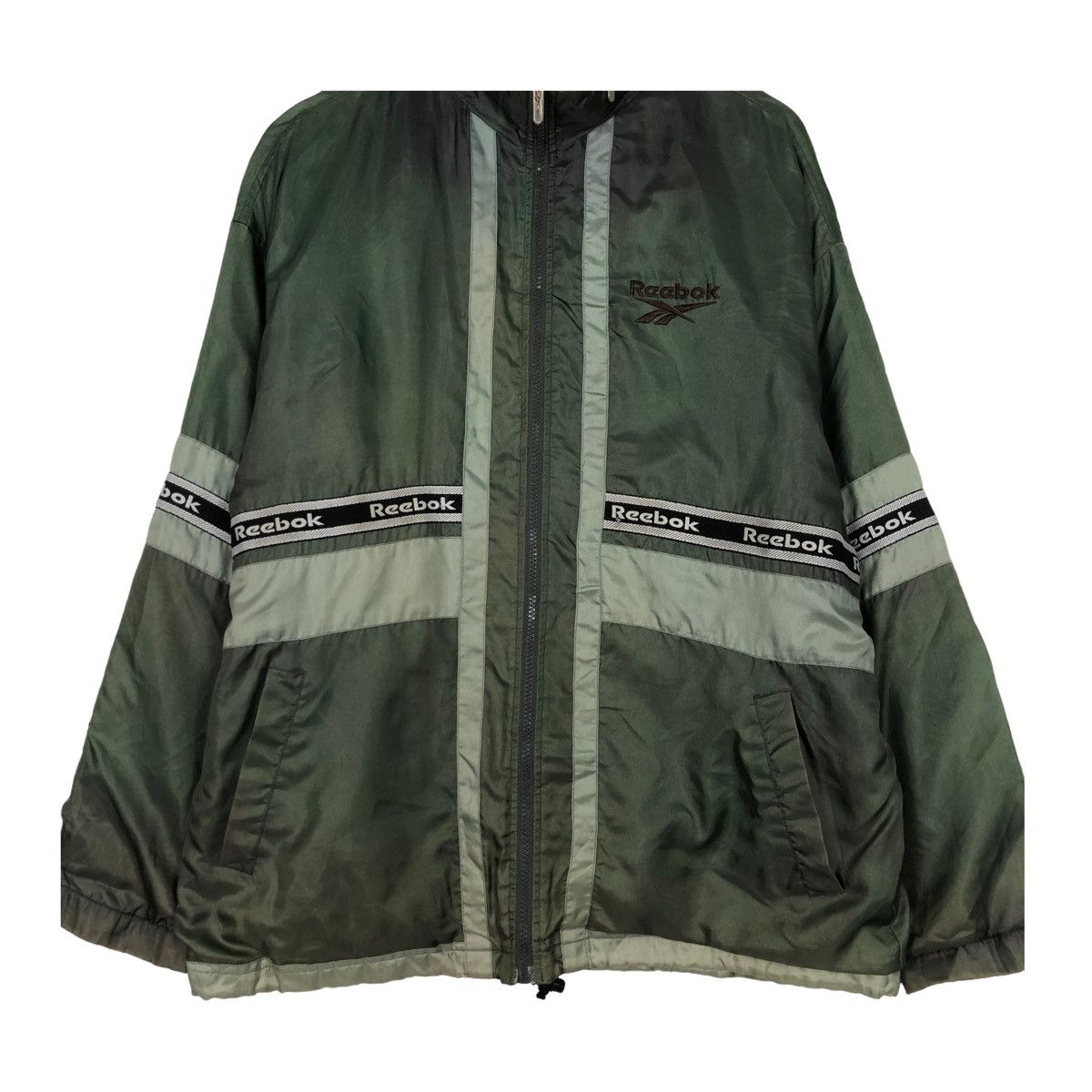 Reebok × Vintage 💥90s REEBOK VINTAGE SUNFADED WINDBREAKER JACKET Size US L / EU 52-54 / 3 - 5 Thumbnail