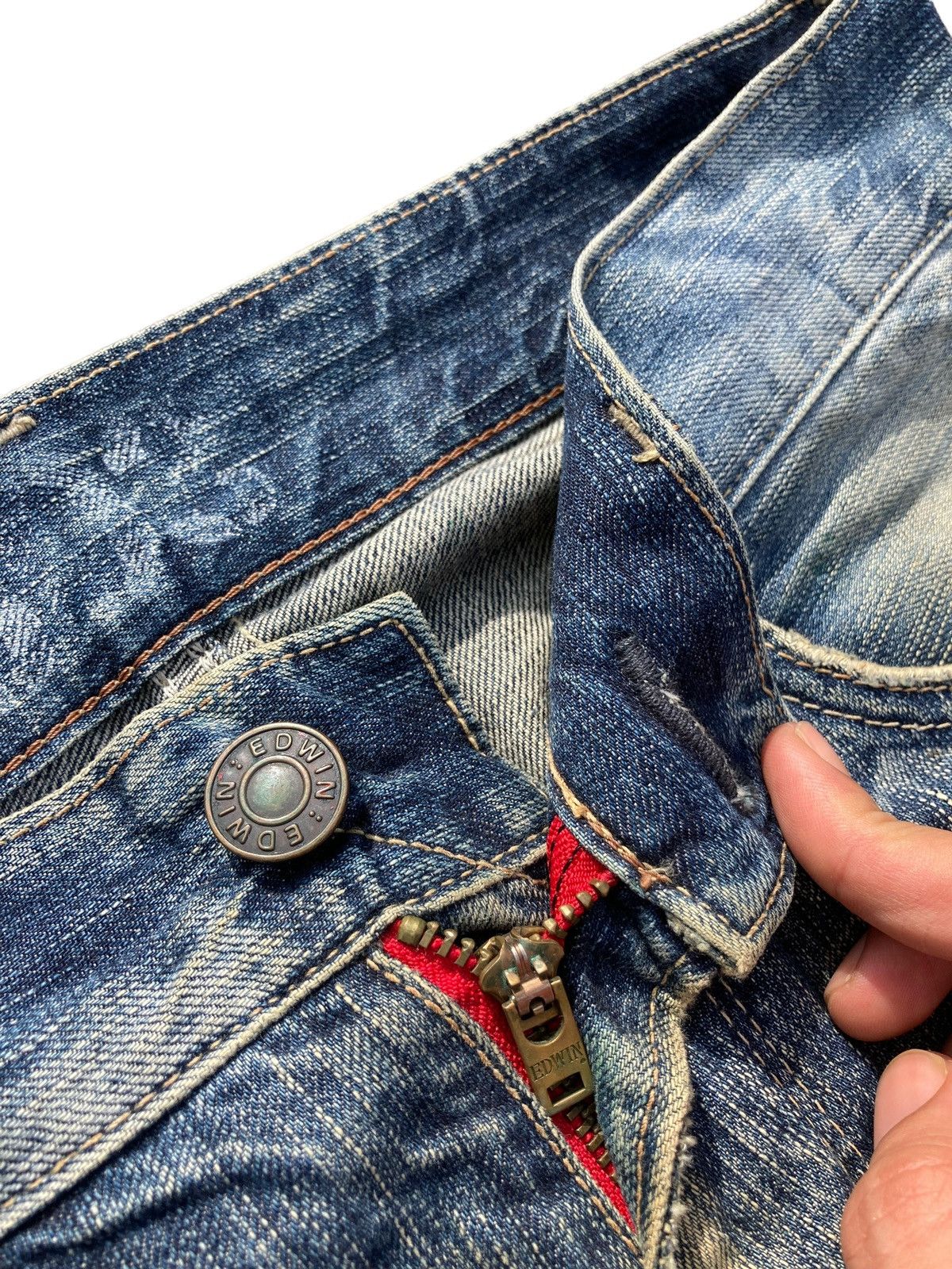 Edwin Vintage Y2K Edwin 503 Cowboy Kaihara Denim Size US 30 / EU 46 - 8 Thumbnail