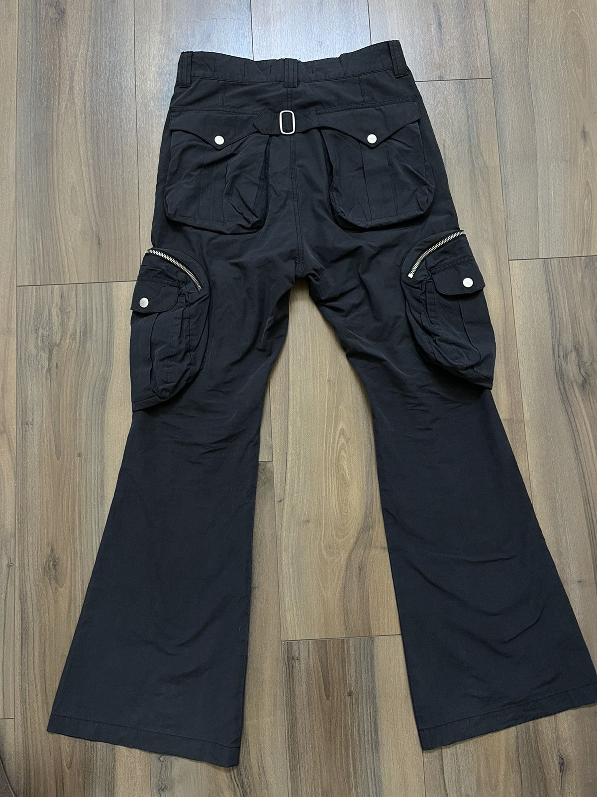 FFFPOSTALSERVICE Fffpostalservice v1 black flare cargo pants size 30 Size US 30 / EU 46 - 2 Thumbnail
