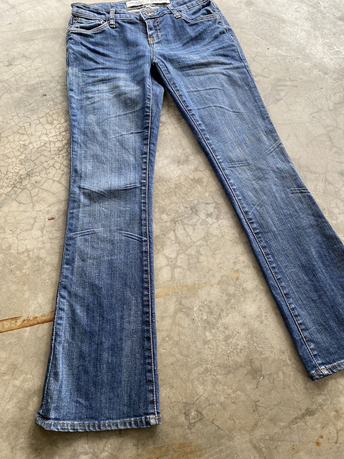 Charlotte Stone × Japanese Brand Flare Jeans Charlotte Russe Everyday Boot Size 28" / US 6 / IT 42 - 6 Thumbnail