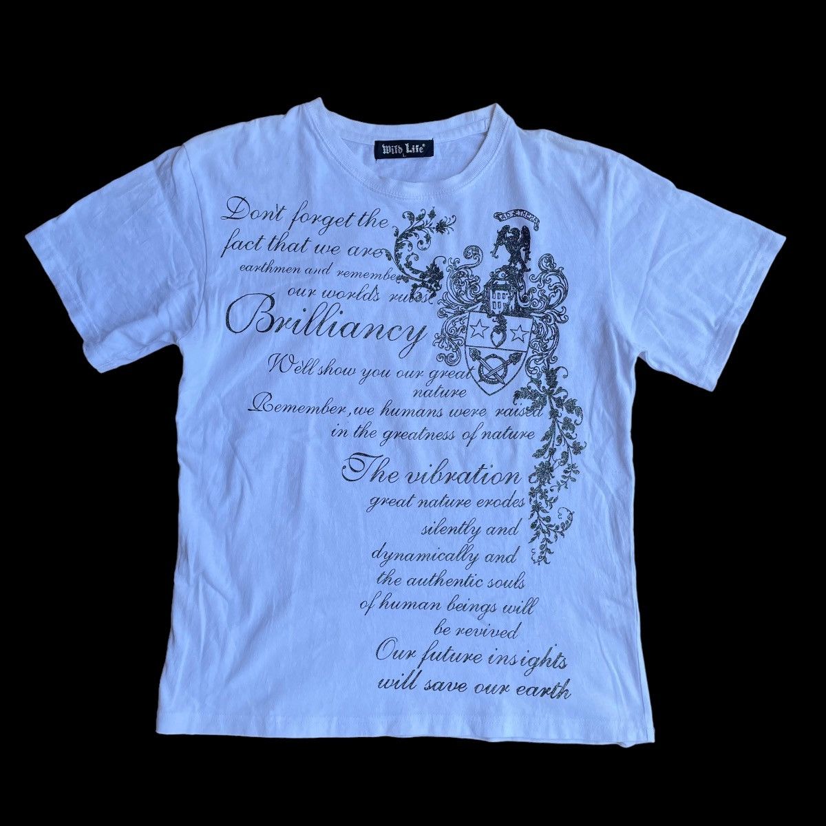 Seditionaries 🇯🇵 Y2K WILD LIFE PUNK SEDITIONARIES POEM TSHIRT Size US L / EU 52-54 / 3 - 1 Thumbnail
