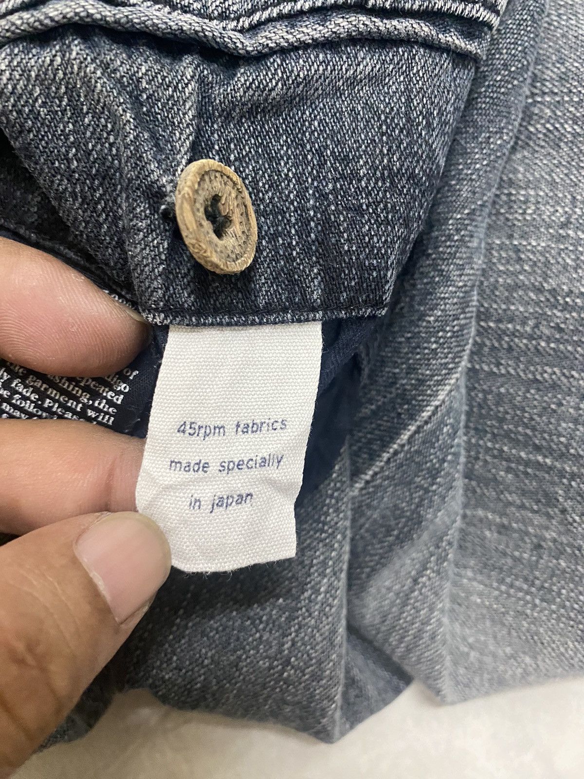 45rpm 45 rpm Indigo Distressed Pants Size US 30 / EU 46 - 12 Thumbnail