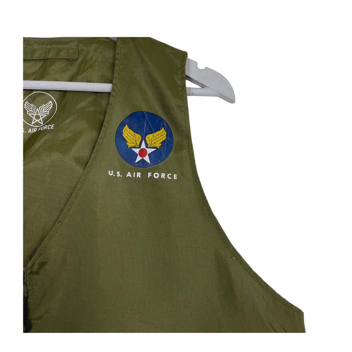 Japanese Brand × Vintage 💥BONDAGE PARACHUTE US AIRFORCE GREEN VEST Size US L / EU 52-54 / 3 - 5 Thumbnail