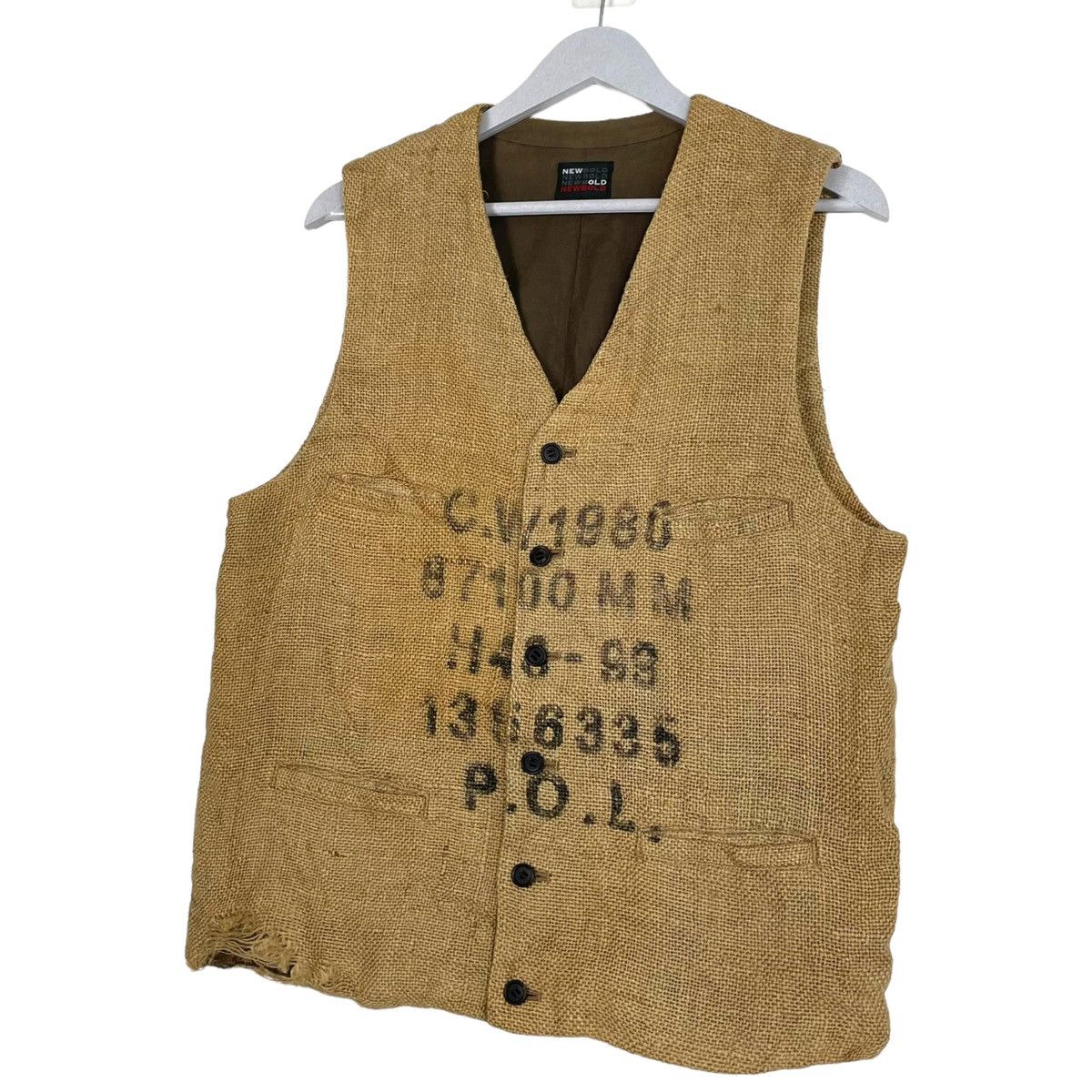 Paul Smith × R.Newbold × Union LA 💥R NEWBOLD SACK QUOTE UNION JACK FLAG VEST Size US M / EU 48-50 / 2 - 2 Thumbnail
