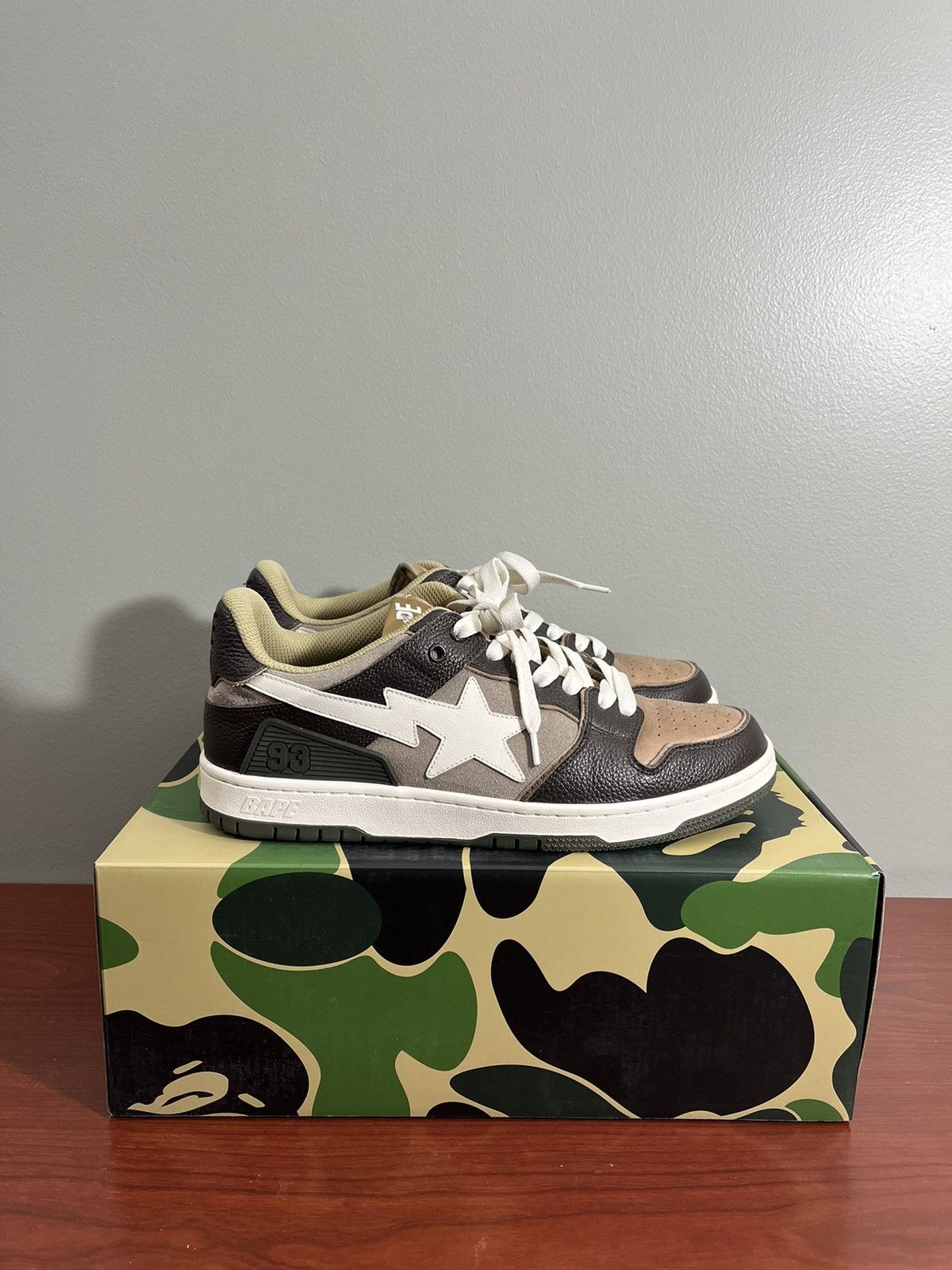 Bape BAPE SK8 STA - BEIGE Size US 10 / EU 43 - 4 Thumbnail