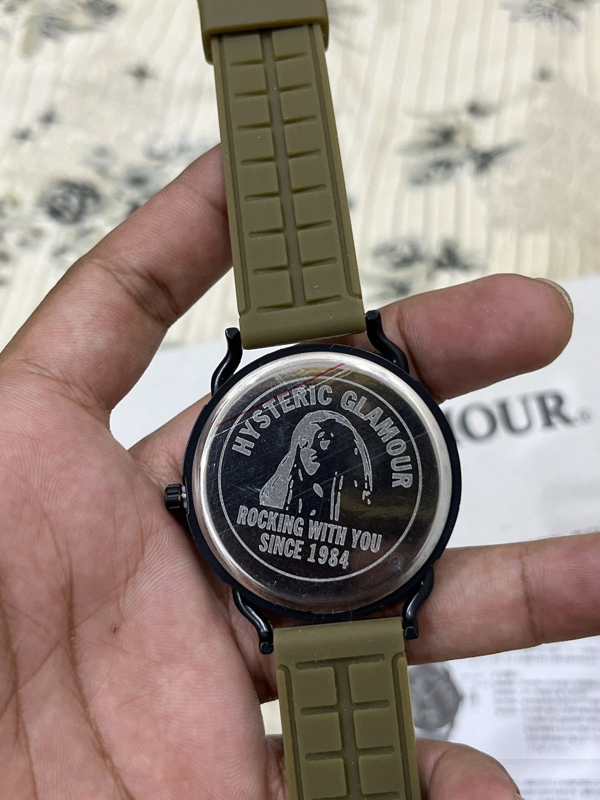 Hysteric Glamour 🔥💣 ARCHIVE HYSTERIC GLAMOUR MENS JOKER MILITARY WATCH Size ONE SIZE - 9 Thumbnail