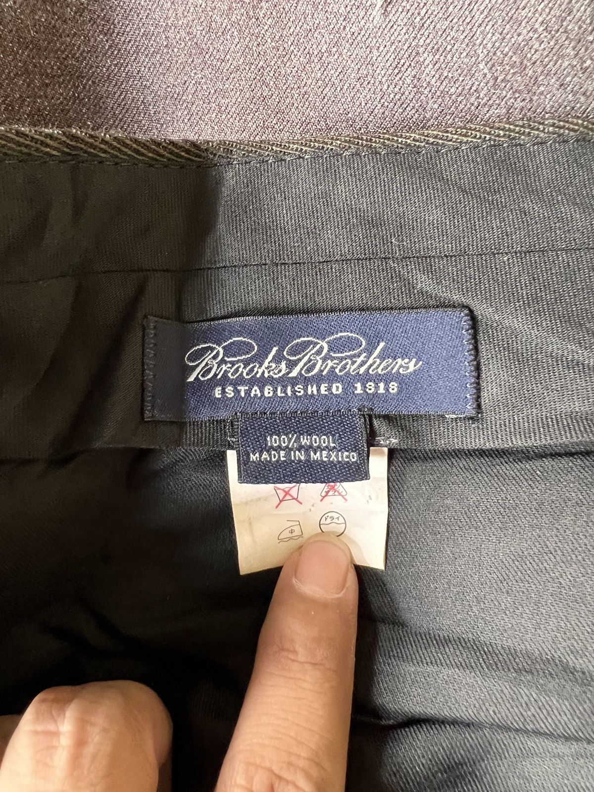Brooks Brothers Brooks Brothers Wool Pant Size US 34 / EU 50 - 7 Thumbnail