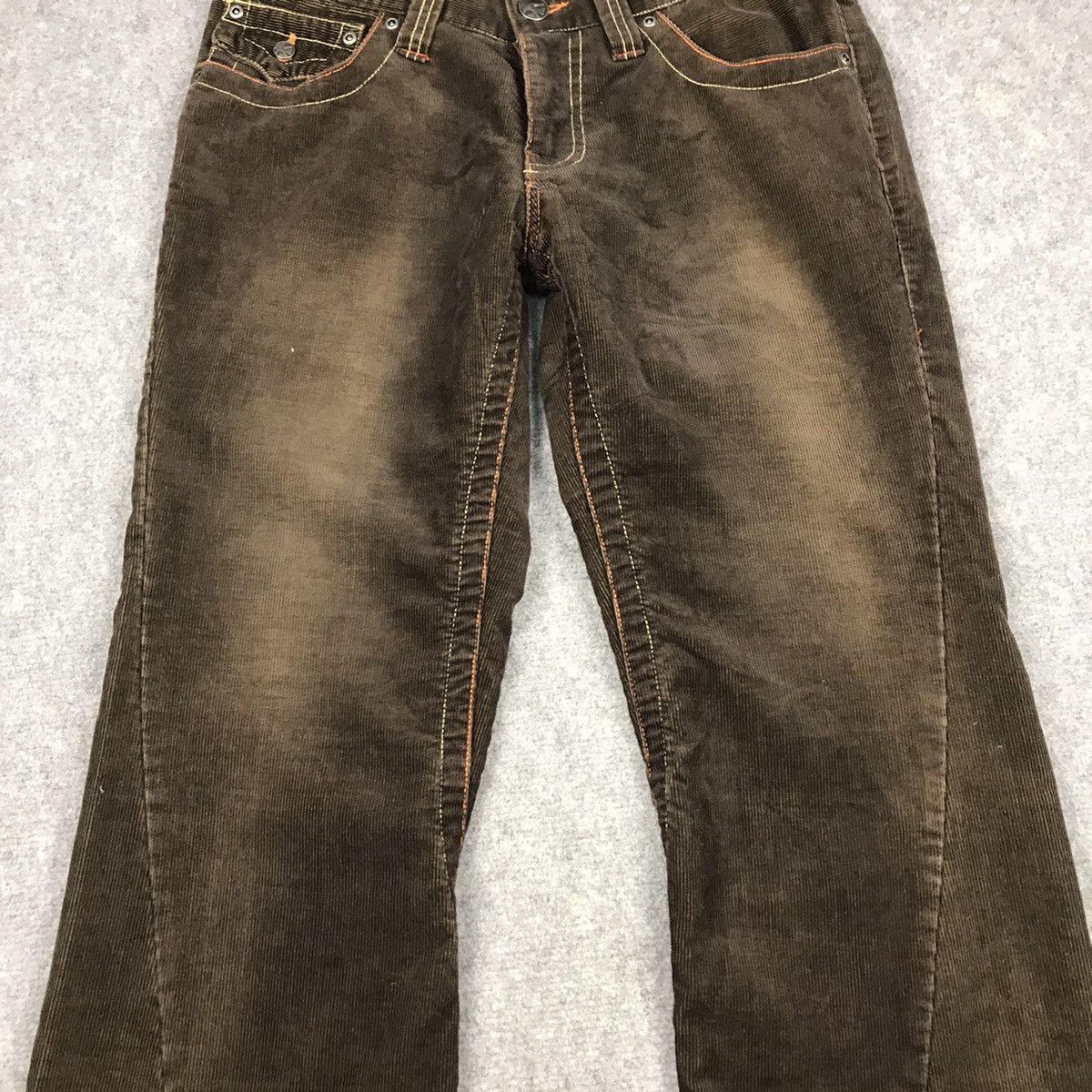 Japanese Brand FLARED CORDUROY🔥JUN MEN BROWN BOOTCUT PANTS Size US 30 / EU 46 - 8 Thumbnail