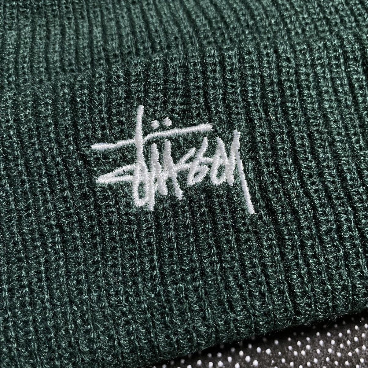 Stussy × Vintage Stussy Short Beanie Hat Size ONE SIZE - 2 Thumbnail