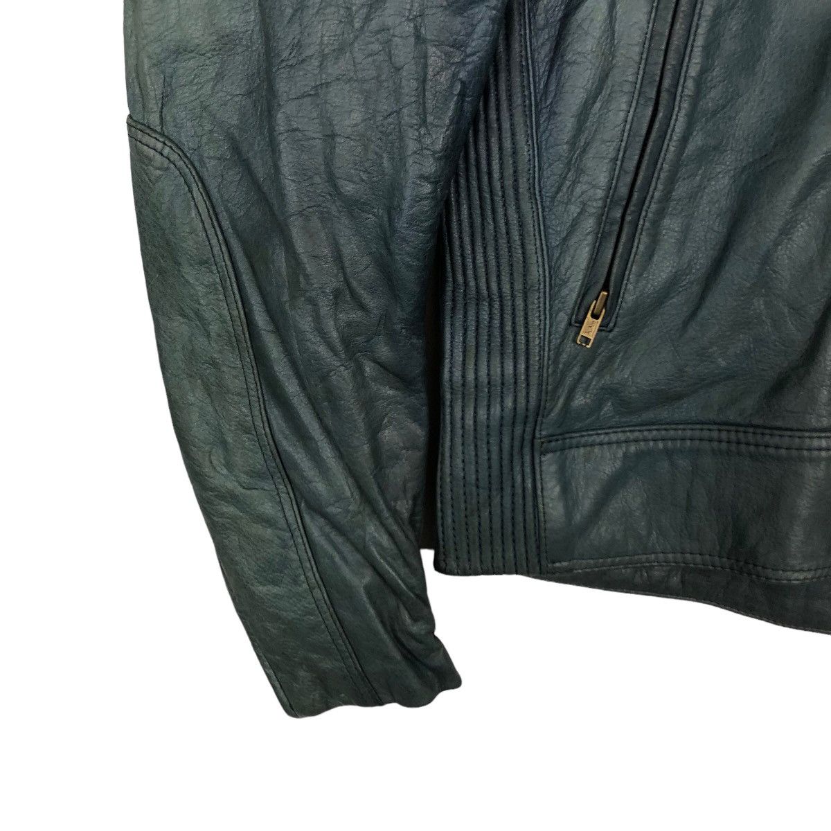 Japanese Brand VINTAGE RACING MOTORCYCLE LEATHER JACKET BOLDOR BY HONDA Size US M / EU 48-50 / 2 - 3 Thumbnail