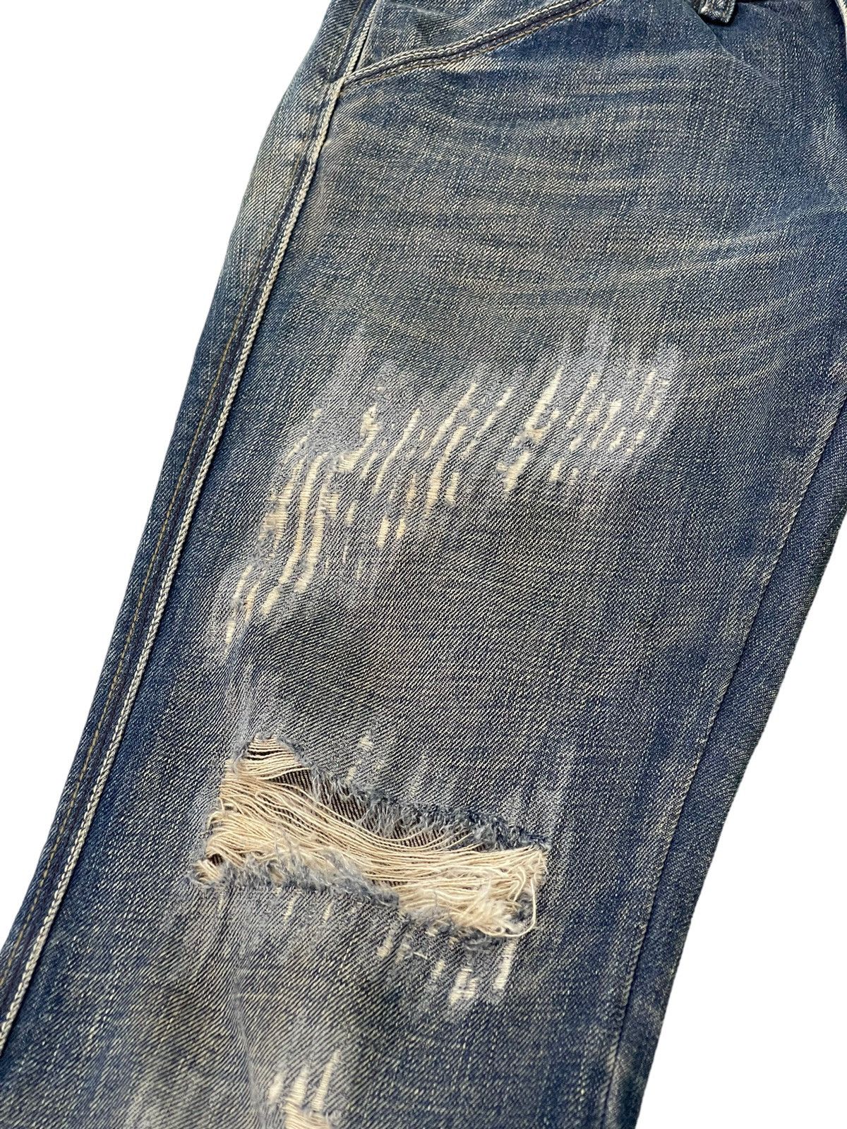 Diesel Flare Jeans Diesel Italy Distress Low Rise Boot Cut 5🟦8 Size US 30 / EU 46 - 8 Thumbnail