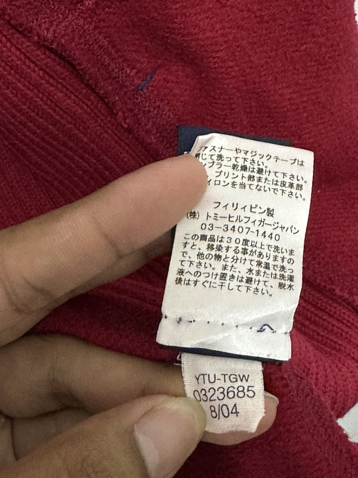 Tommy Hilfiger × Vintage Vintage Tommy Hilfiger Spell Out Embroidery Zipper Sweater Size US M / EU 48-50 / 2 - 11 Thumbnail