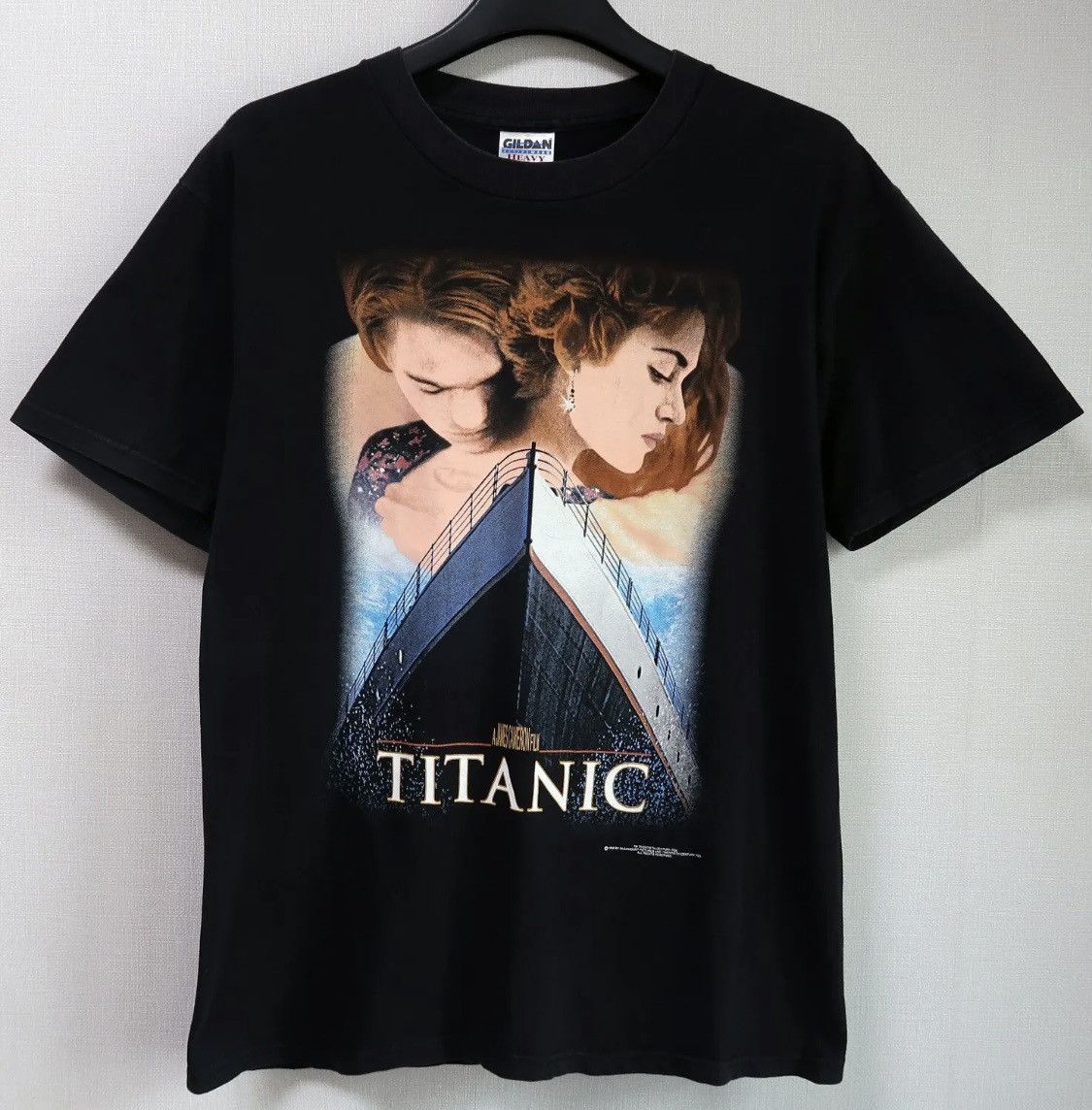 Titanic 1998 Dicaprio Winslet ヴィンテージTシャツ Titanic 1998 Dicaprio Winslet ヴィンテージTシャツ