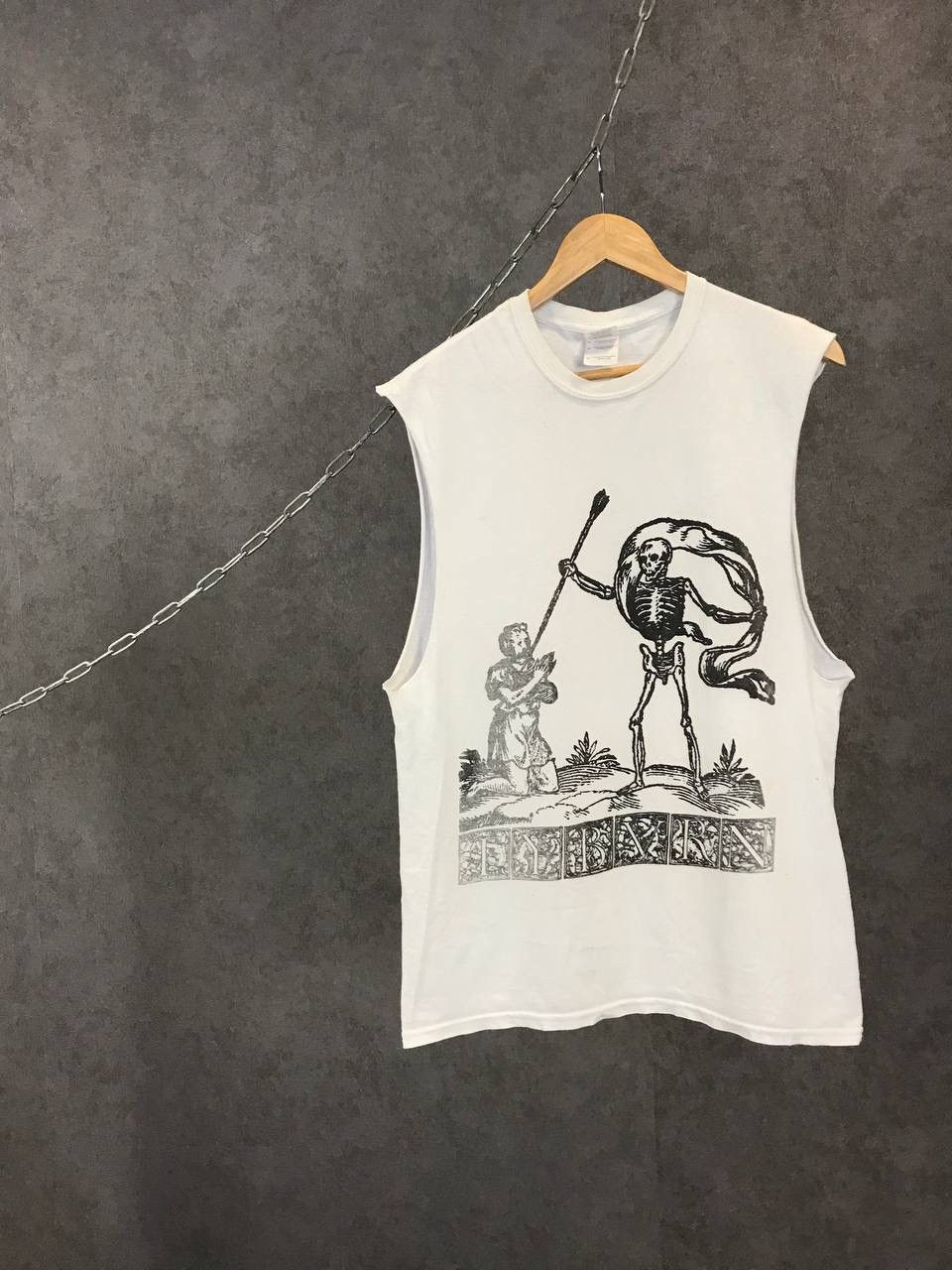 Vintage Skull death vintage rock art tee Size US M / EU 48-50 / 2 - 1 Thumbnail