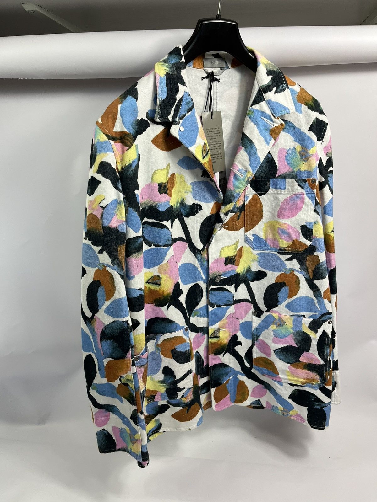 Dior Alex Foxton Floral Denim Jacket Grailed