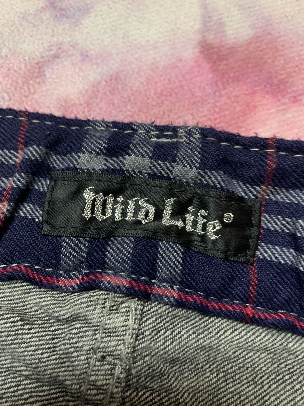 Hysteric Glamour Japanese Brand WILD LIFE Acid Wash Black Washed Denim Size US 32 / EU 48 - 6 Thumbnail