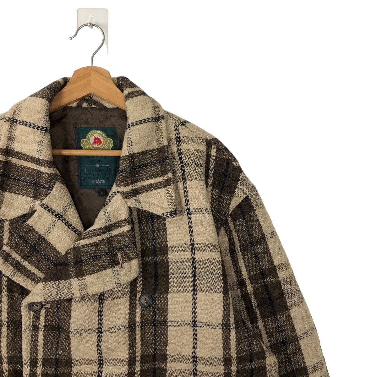 Flannel VINTAGE WILD WEAR FLANNEL JACKET TARTAN DESIGN Size US L / EU 52-54 / 3 - 5 Thumbnail