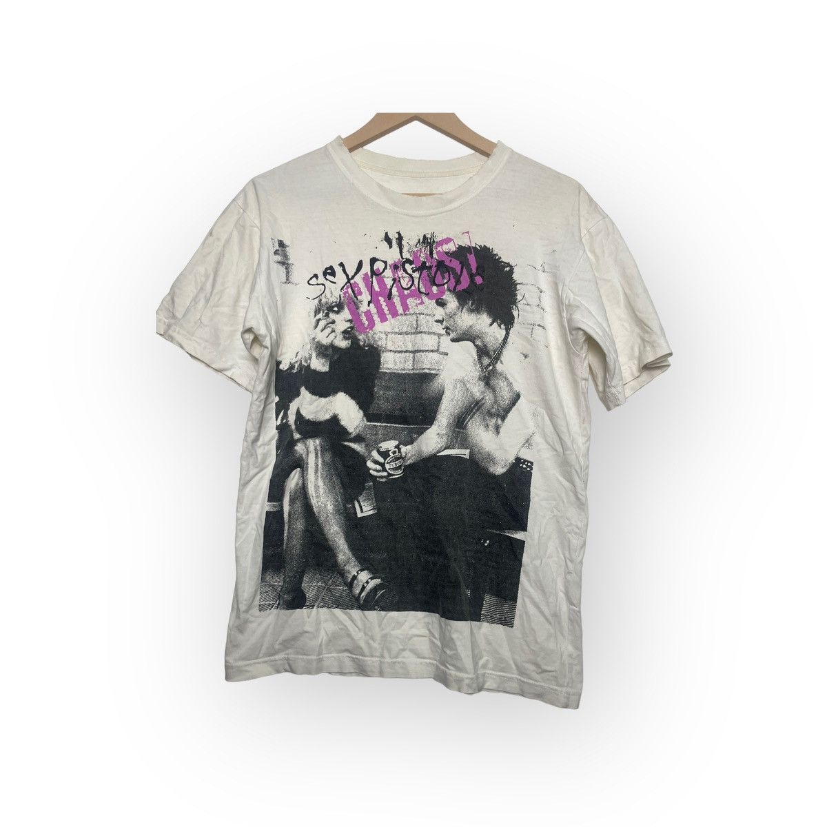 Malcolm Mclaren × Rock T Shirt × Vintage Vintage Sid N Nancy Punk