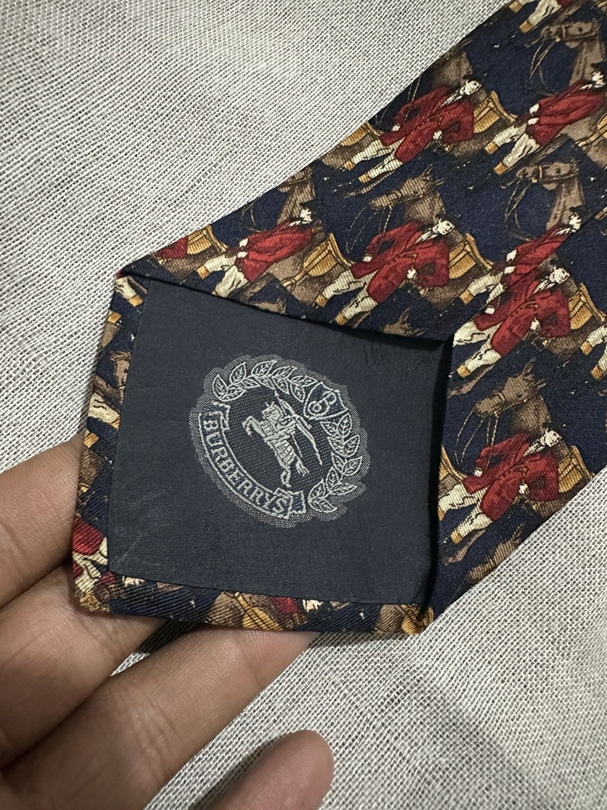 Burberry × Vintage Vintage Burberry Nice Art Tie Size ONE SIZE - 3 Thumbnail