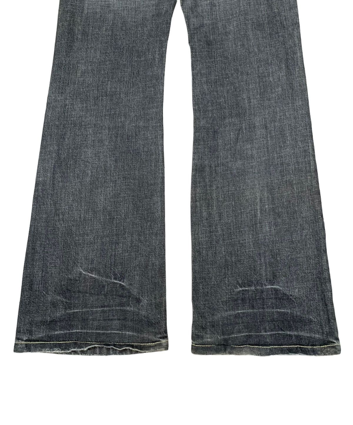 Designer × Japanese Brand × Vintage Rare Design Vintage Kiss Mark Big Logo Spell Out Jeans 1990s Size US 32 / EU 48 - 6 Thumbnail