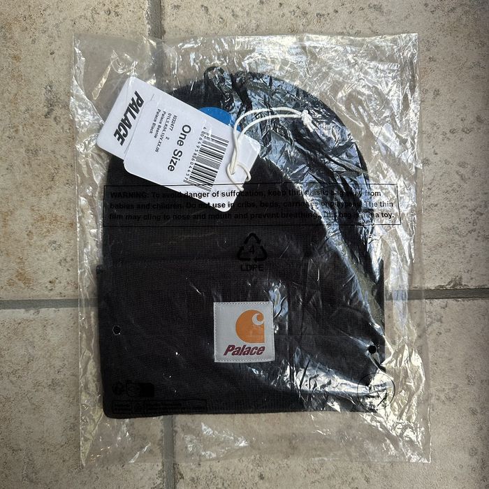 Palace Palace Carhartt WIP Watch Hat Beanie Black | Grailed