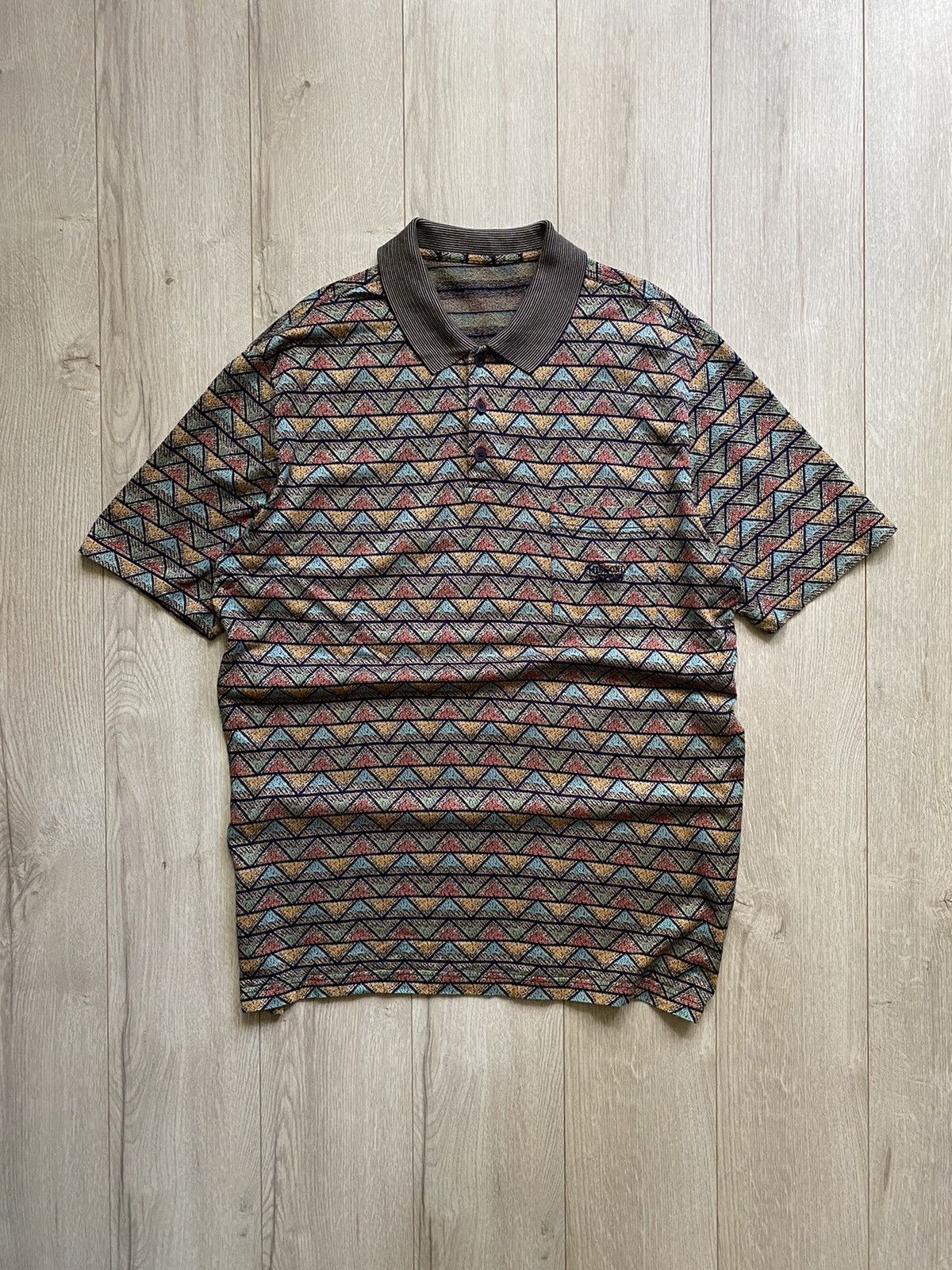 Missoni sport vintage multicolor polo