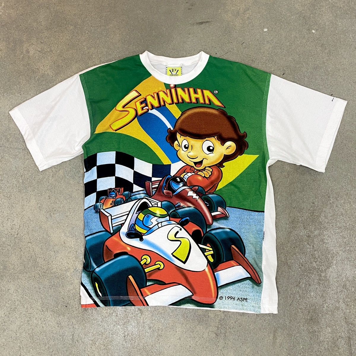 1996 Ayrton Senna Senninha Racing Vintage Tee