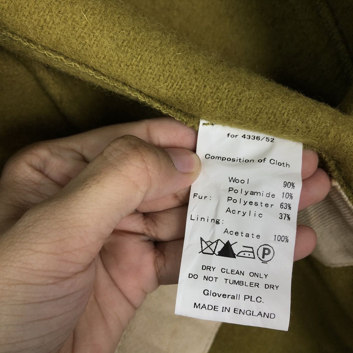 Gloverall VINTAGE DUFFLE WOOL JACKET GLOVERALL MADE IN ENGLAND Size US S / EU 44-46 / 1 - 13 Thumbnail