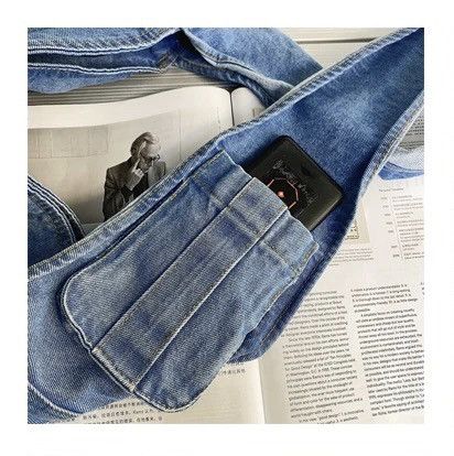Other Muti-purpose Denim Blue Women Bags Size ONE SIZE - 2 Thumbnail