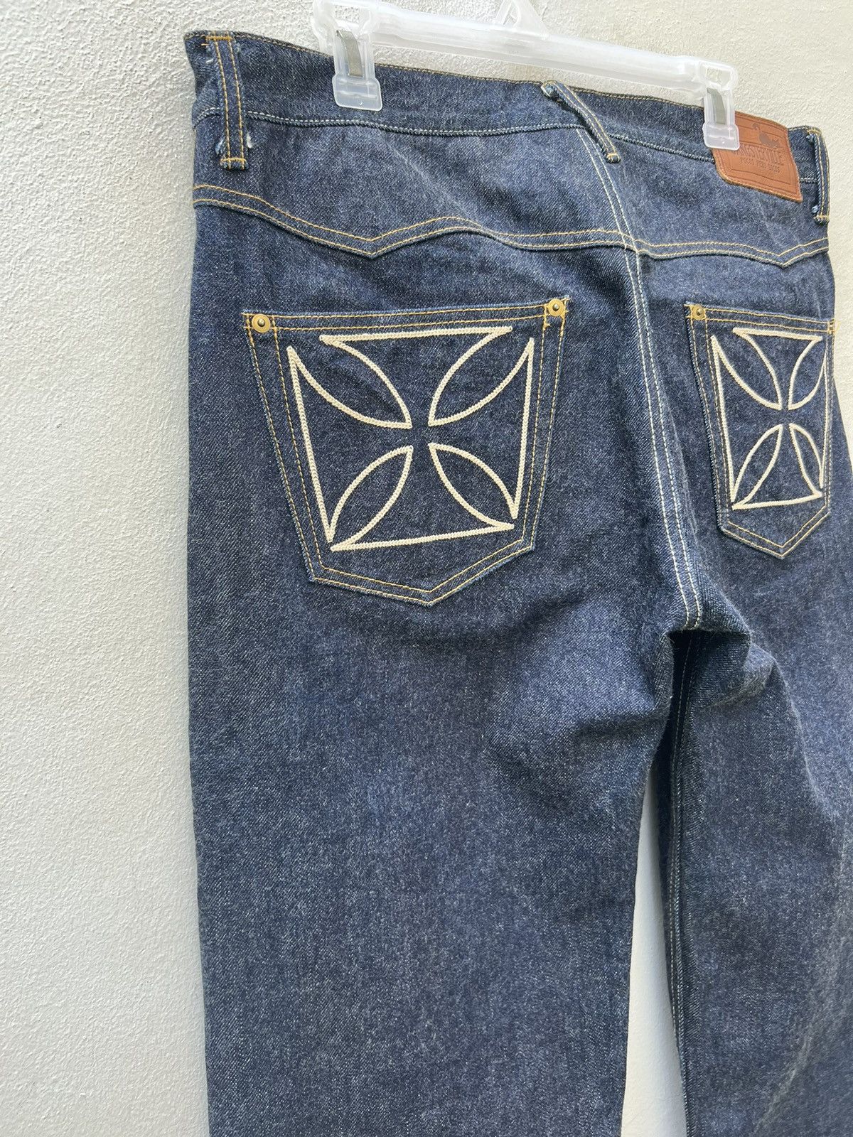 Freewheelers Glad Hand Gangsterville by Daisuke Koda Denim Selvedge Jeans Size US 34 / EU 50 - 16 Thumbnail