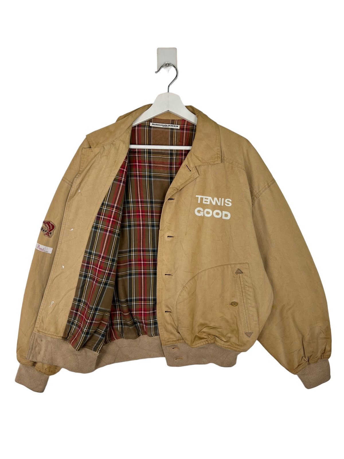 Japanese Brand 🔥 MADEMOISESELLE NON NON TENNIS GOOD BUTYON BOMBER JACKET Size US M / EU 48-50 / 2 - 7 Thumbnail