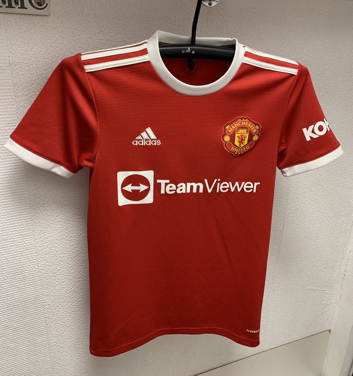 Adidas Manchester United Adidas soccer jersey S-Xs sz pig a ronaldo Size US XS / EU 42 / 0 - 1 Thumbnail