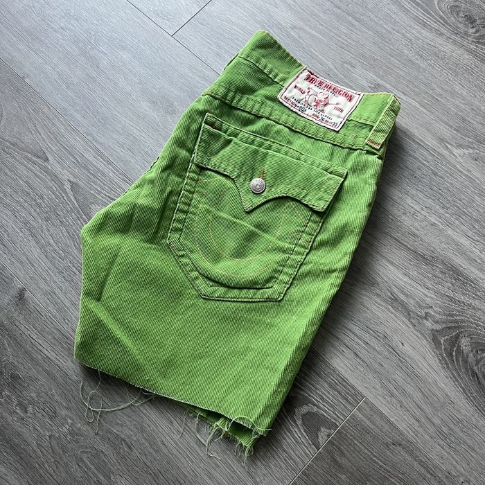 True religion corduroy on sale shorts