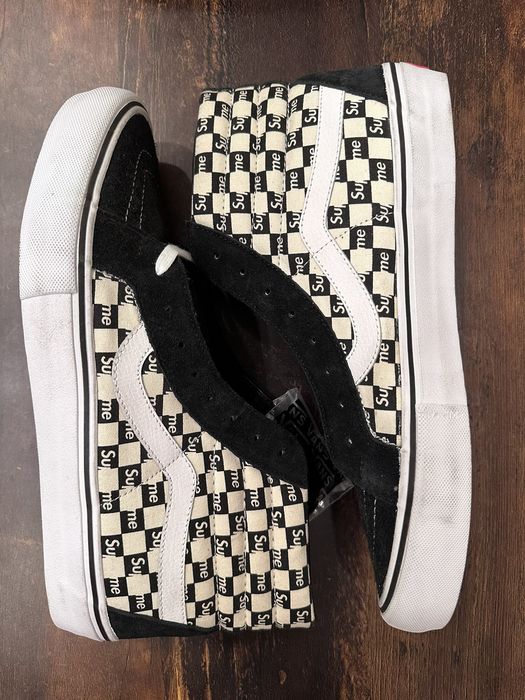 supreme checker vans