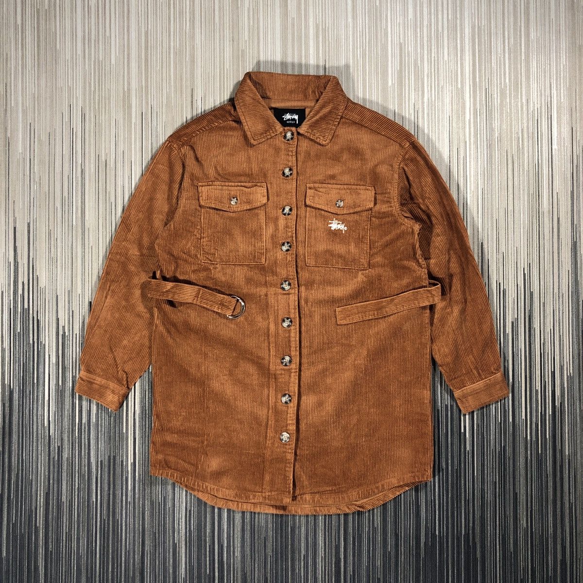 Stussy × Vintage (6) Stussy Parka Rust Corduroy Coats Size M / US 6-8 / IT 42-44 - 1 Thumbnail