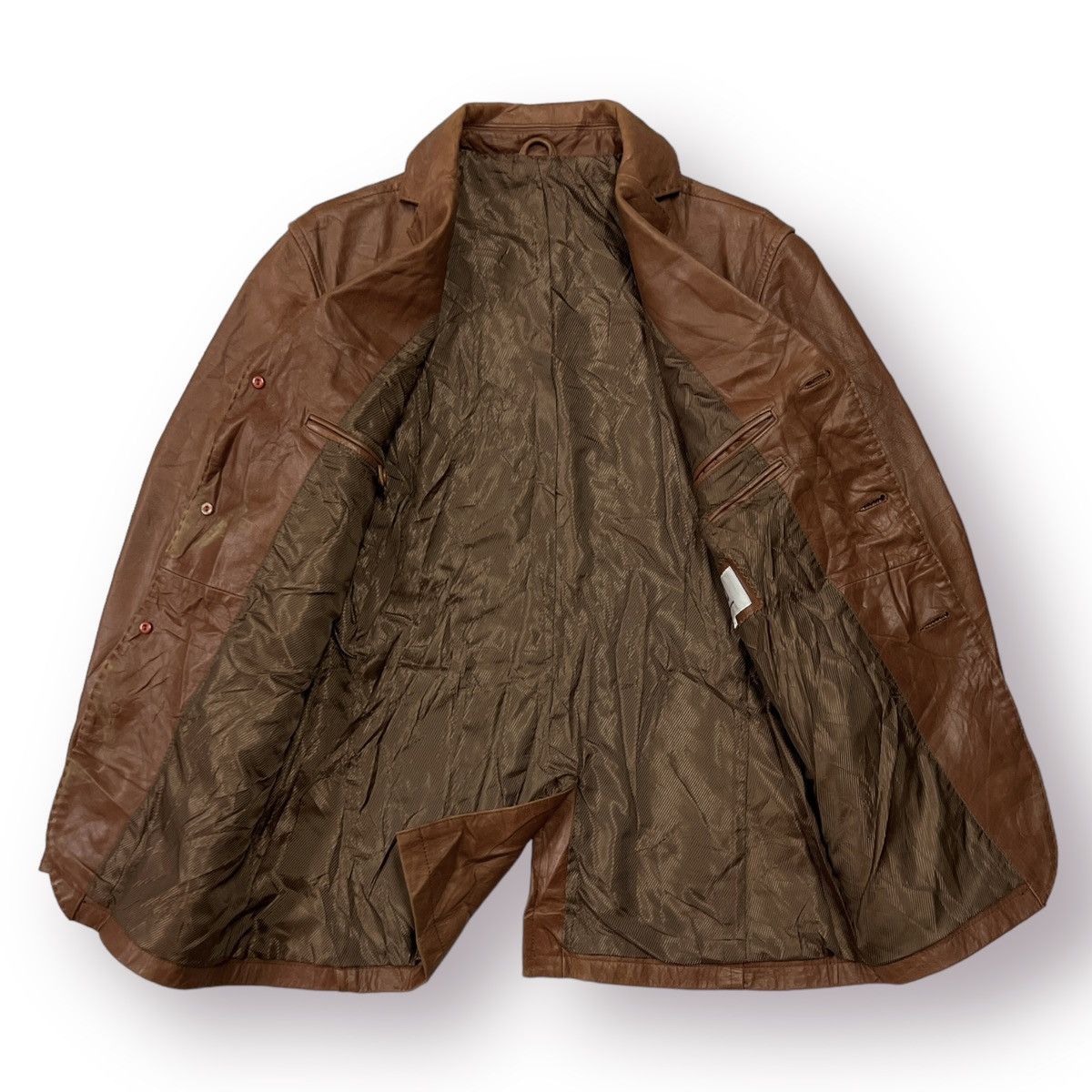 Alexander Julian Alexender Julian Sashiko Stitching Genuine leather jacket Size US M / EU 48-50 / 2 - 6 Thumbnail